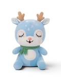 Deer Plush Toy – 10-Inch Cute Blue Soft Stuffed Animal with Scarf for Kids and Toddlers ST11473