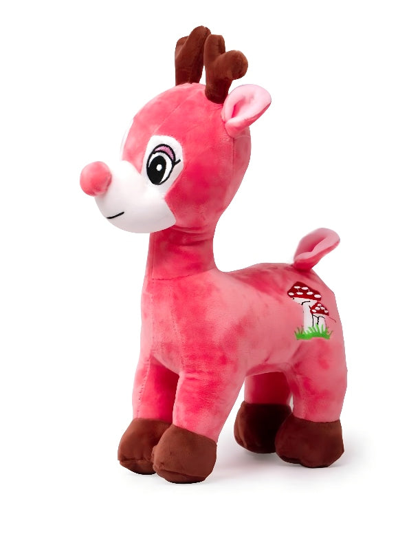 Deer Soft Toy For Kids - Pink (MS-M-4) - Toyloft