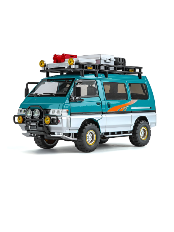 Delica Diecast Alloy Camper Van 1:24 Scale – Off-Road Camping Cross-Country Miniature LMI16795