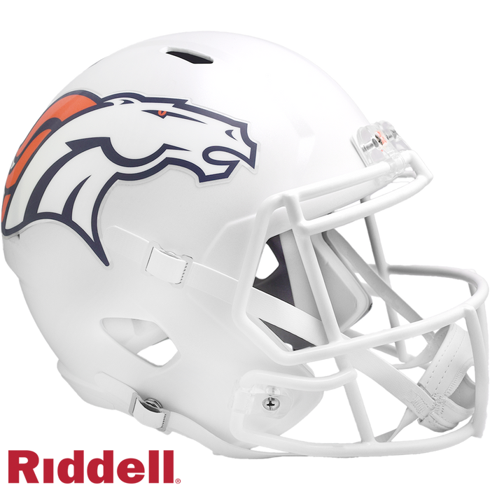 Denver Broncos Helmet Riddell Replica Full Size Speed Style On-Field Alternate 2024-0
