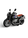 Diecast Motorcycle Model 1:14 Scale Black LMI13719.