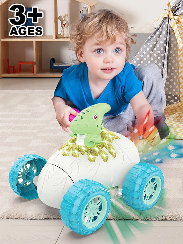 Dinosaur Egg Dump Truck Toy for Kids - Green Interactive Play | MD-O-24 - Toyloft