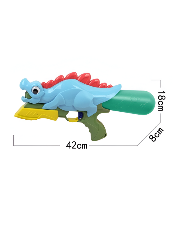 Dinosaur Water Gun for Kids – Fun Dragon-Themed Squirt Toy for Summer Outdoor Play Blue LMI14287.