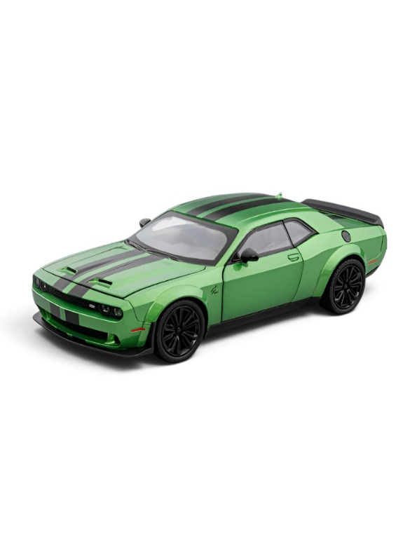 Dodge Challenger SRT Hellcat Diecast Model Car | 1:22 Scale Diecast Car Collectible Model Car for Kids & Adults TV6761