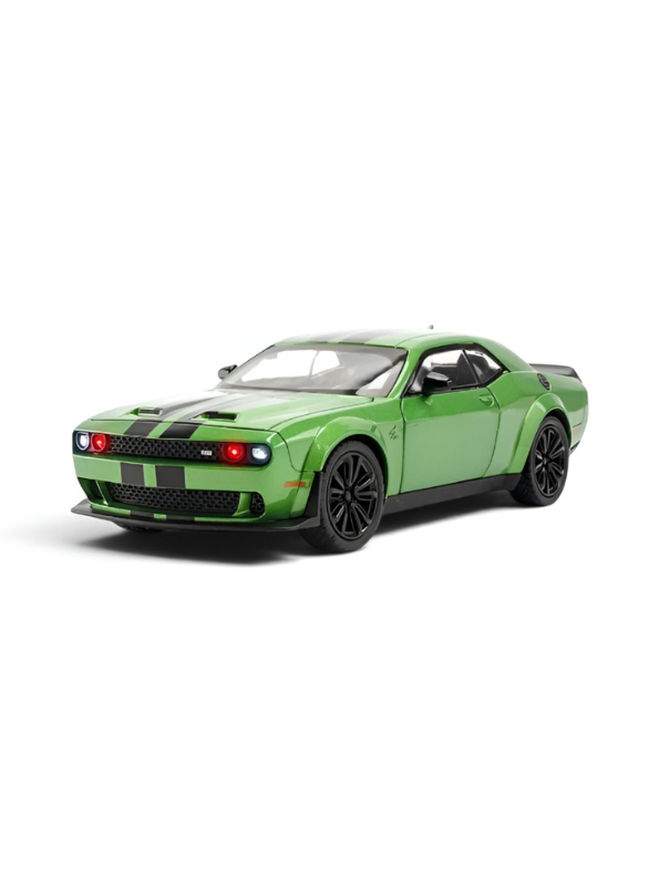 Dodge Challenger SRT Hellcat Diecast Model Car | 1:22 Scale Diecast Car Collectible Model Car for Kids & Adults TV6761