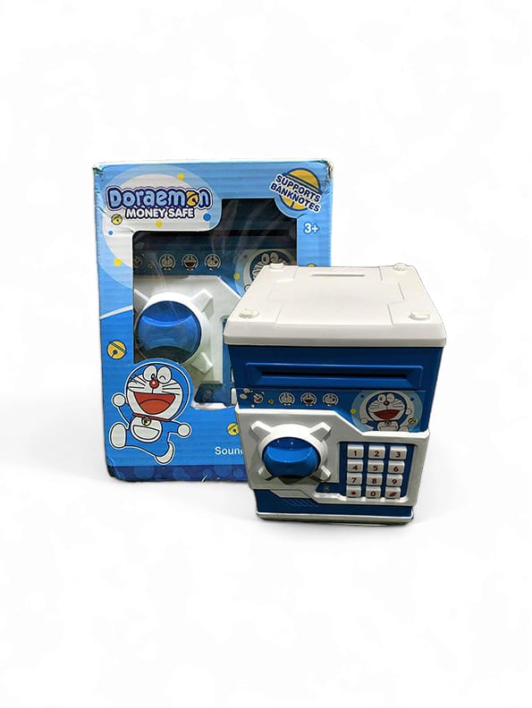Doraemon Money Safe Lock Bank For Kids Baby - Toyloft