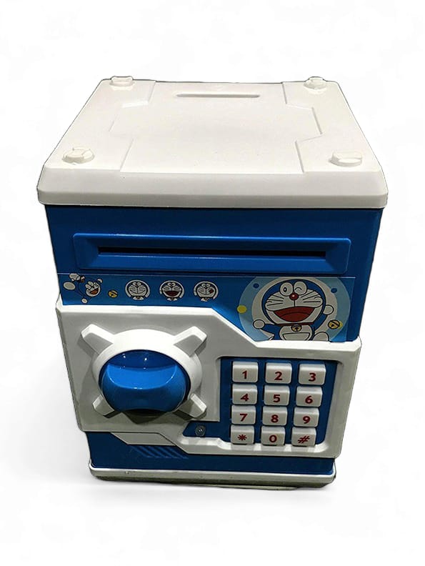 Doraemon Money Safe Lock Bank For Kids Baby - Toyloft
