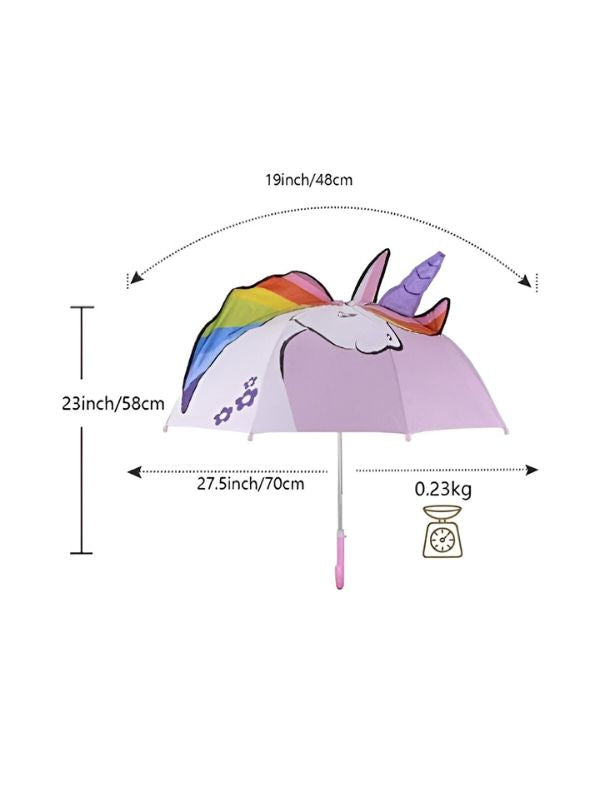 Dreamy Unicorn Kids Umbrella - Vibrant & Reliable Rain Protection for Children NOV6219.