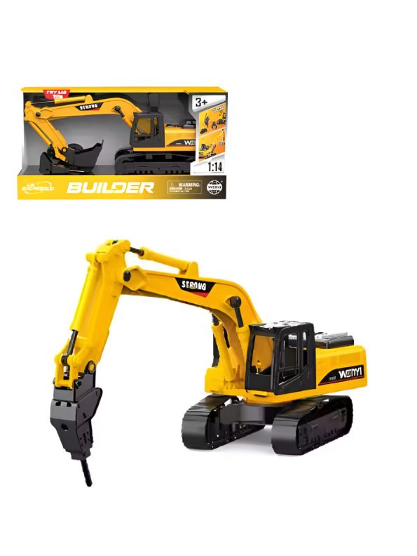 Drilling Truck Excavator Toy – Engineering Construction Vehicle Model for Kids NX15018.