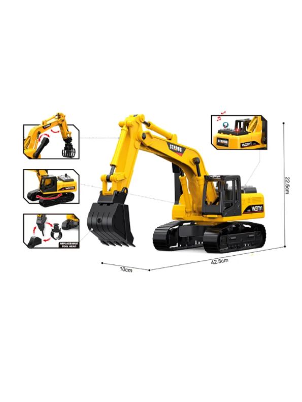 Drilling Truck Excavator Toy – Engineering Construction Vehicle Model for Kids NX15018.