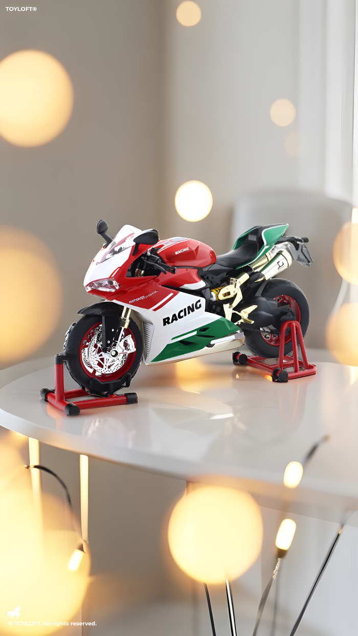 Ducati 1299 Panigale Large Scale Diecast Motorcycle Model – Premium Italian Racing Superbike TV7207.