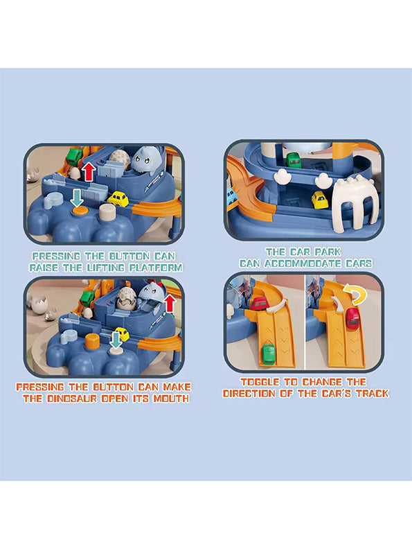 Educational Dinosaur Adventure Track Set Toy For Kids - Interactive & Fun | NX-O-24 - Toyloft