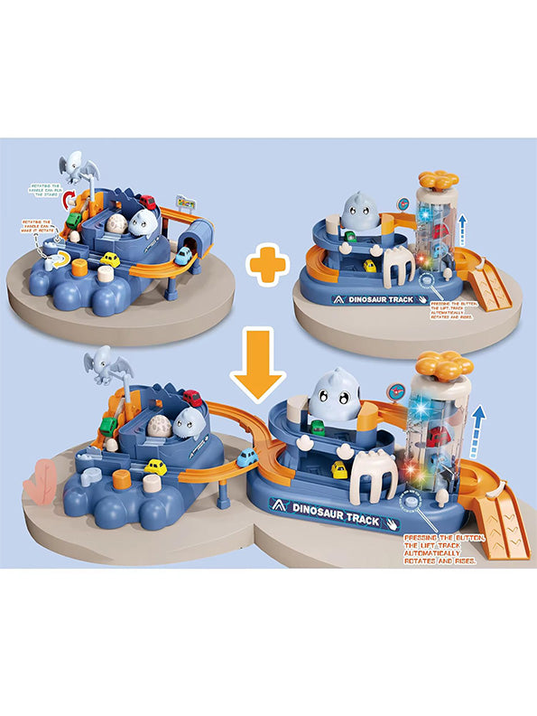 Educational Dinosaur Adventure Track Set Toy For Kids - Interactive & Fun | NX-O-24 - Toyloft