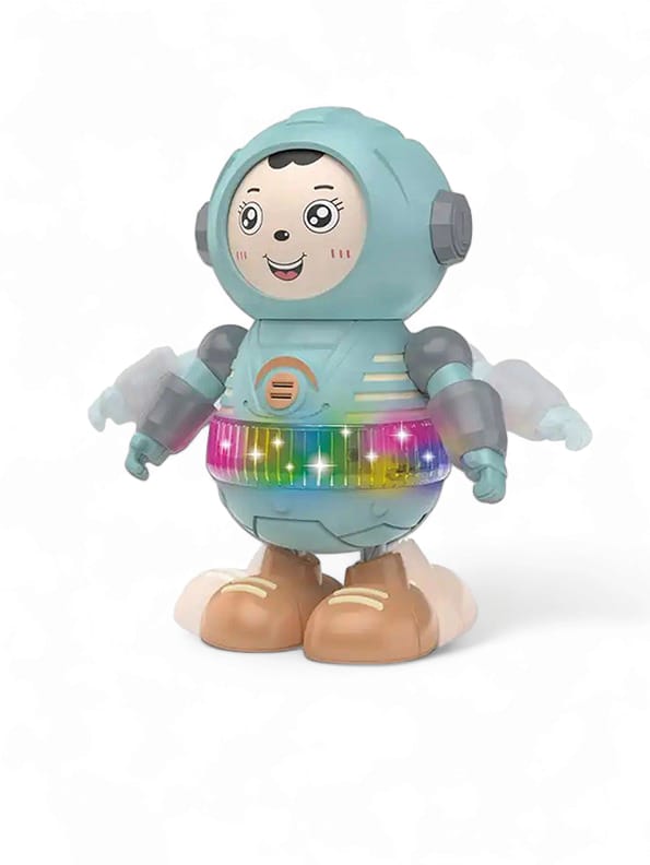 Electric Dancing Space Robot Musical Toy - Blue (MS-M-31) - Toyloft