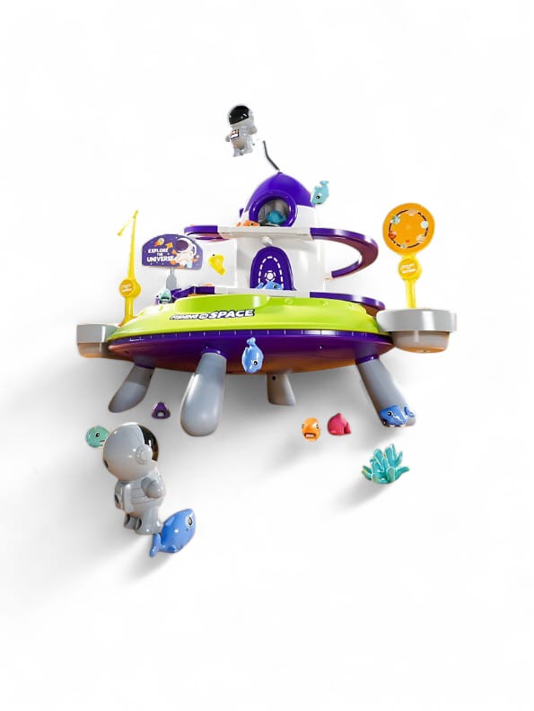 Electric Fishing Space Platform Toy for Kids | Fun & Interactive Play - Model NX-N-24