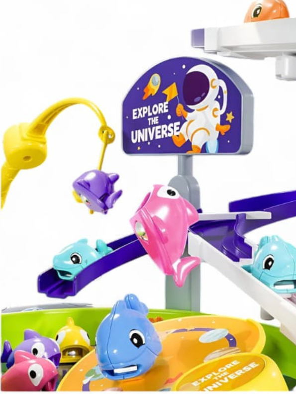 Electric Fishing Space Platform Toy for Kids | Fun & Interactive Play - Model NX-N-24