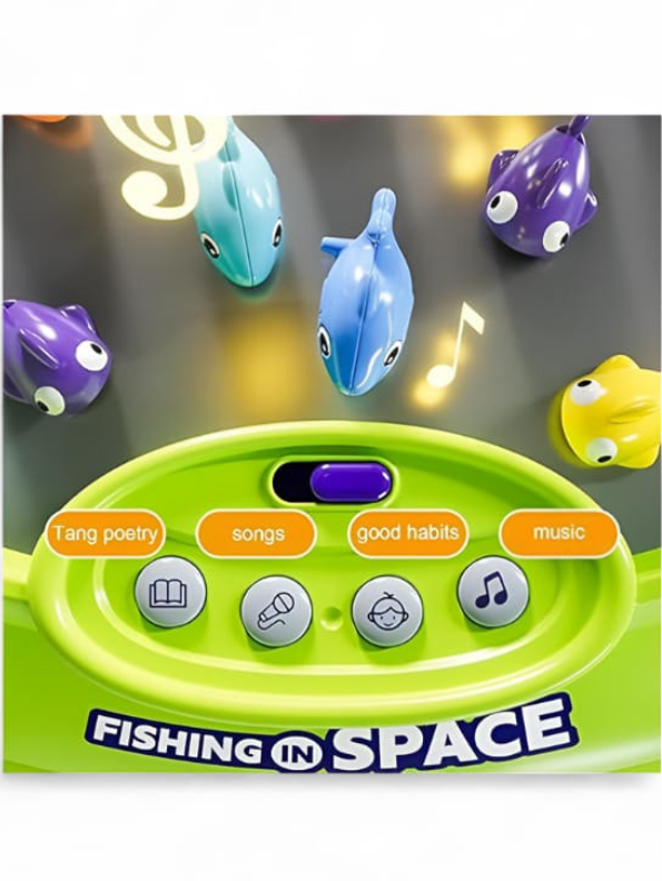 Electric Fishing Space Platform Toy for Kids | Fun & Interactive Play - Model NX-N-24