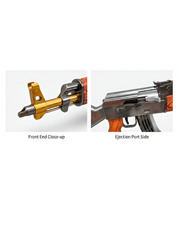 Electric Toy AK-47 Rifle for Kids with Realistic Sound & LED Flashing Lights MD450.