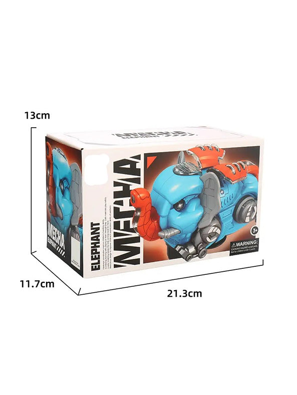 Elephant Musical Toy Light, Music, 360° Rotation - Green (L-1) - Toyloft