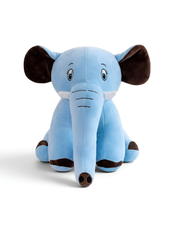 Elephant Plush Toy – 10-Inch Cute Blue Soft Stuffed Animal for Babies & Toddlers ST11478