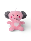 Elephant Plush Toy 9-Inch – Soft Velvet Stuffed Animal for Toddlers, Infants & Nursery Decor Pink ST6690.