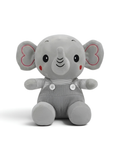 Elephant Stuffed Animal Plush with Overalls – 10" Grey Kids Cuddle Soft Toy ST14009
