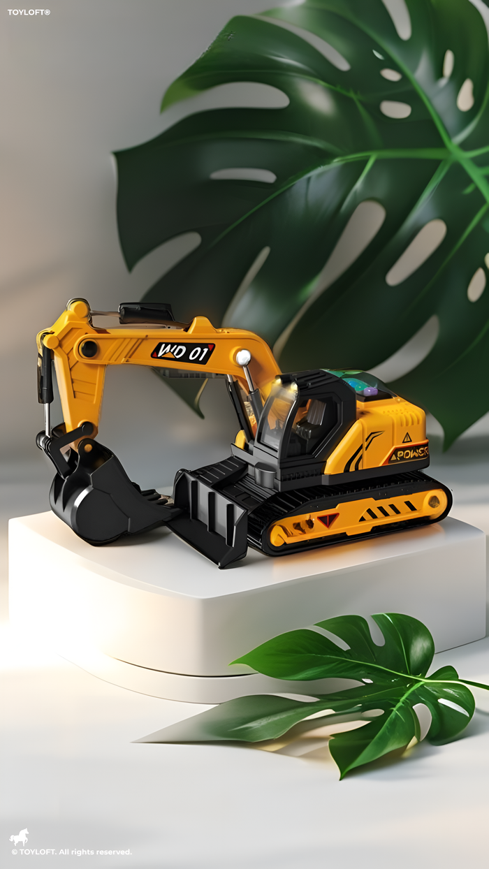 Engineering Excavator 3-in-1 – Ultimate Construction Toy with Rotating Feature for Kids NX15011.