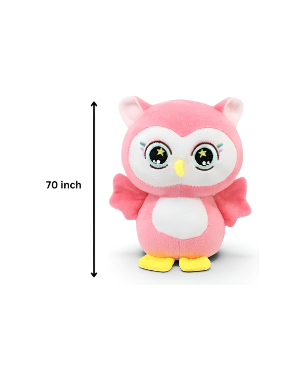 Extra Large 70-Inch Soft Plush Pink Owl Toy High-Quality Huggable Stuffed Animal for Kids and Collectors ST16793