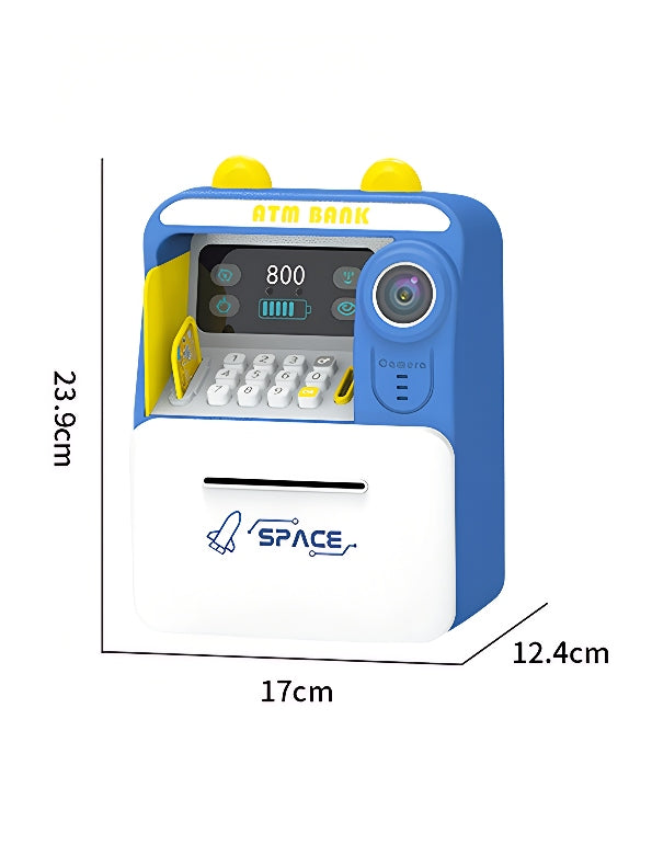Face Recognition Musical Money Safe Kids - Blue (MS-M-31) - Toyloft