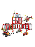 Fire Titan X - Ultimate Multi-Force Fire Rescue Fleet with Aerial & Ground Command | Building Block games for kids - TV844