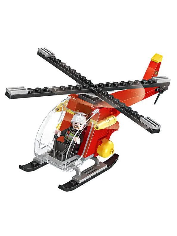 Fire Titan X - Ultimate Multi-Force Fire Rescue Fleet with Aerial & Ground Command | Building Block games for kids - TV844