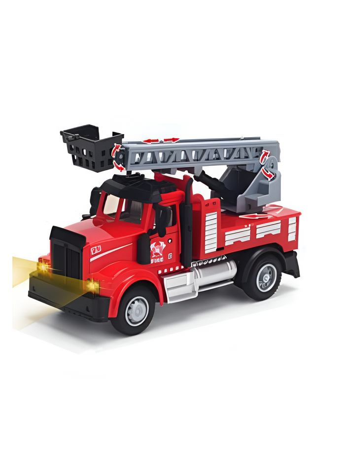 Fire Truck Toy for Kids - Realistic Play Set with Lights & Sound (NX-N-24)