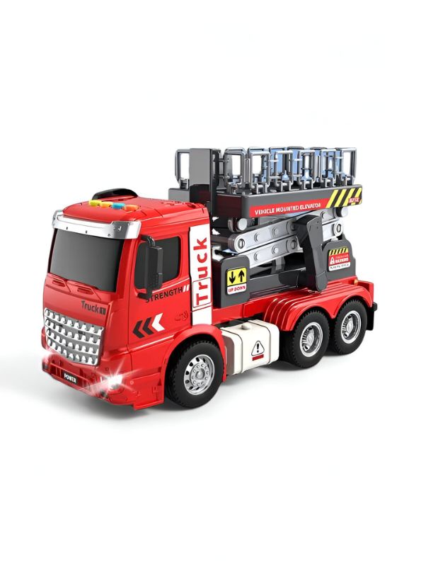 Flamefighter -  Pullback Fire Truck for Kids | Fun & Durable Toy Fire Engine for Pretend Play NX15068.