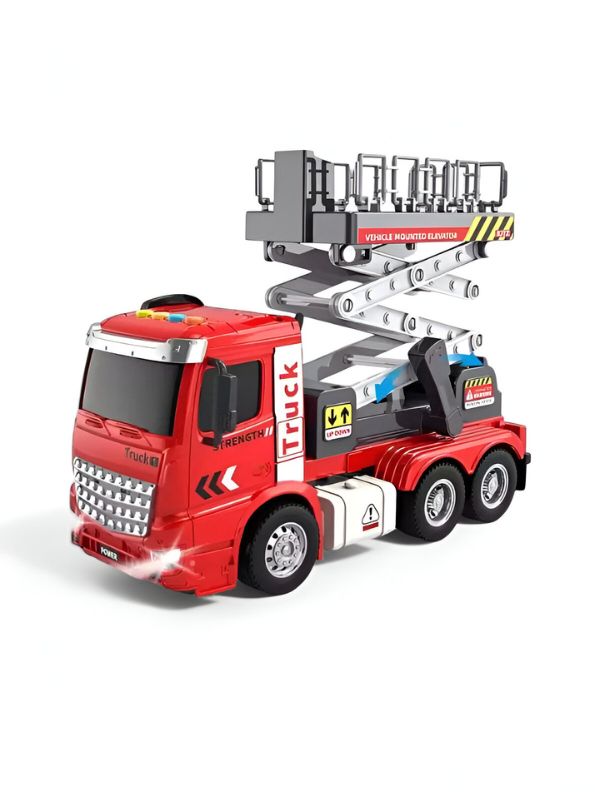 Flamefighter -  Pullback Fire Truck for Kids | Fun & Durable Toy Fire Engine for Pretend Play NX15068.