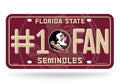 Florida State Seminoles License Plate #1 Fan-0