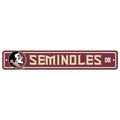 Florida State Seminoles Sign 4x24 Plastic Street Style CO-0