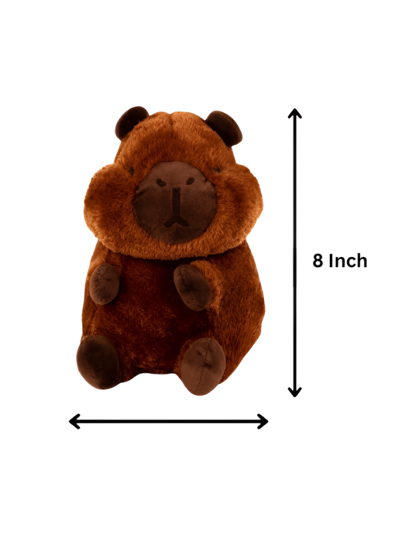 Fluffy Capybara Plush Toy 8 Inch ST14872.
