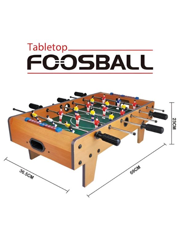 Foosball Frenzy – Mini Football Table Game Suitable for Kids and Adults - MS12709.
