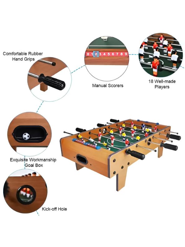 Foosball Frenzy – Mini Football Table Game Suitable for Kids and Adults - MS12709.