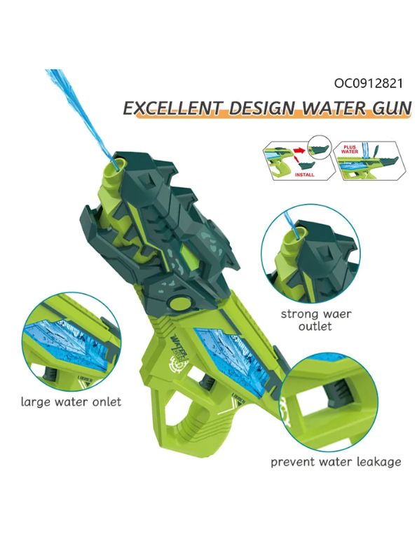 Forest Blaze - DinoSplash Blaster Electric Automatic Water Gun Toy for kids LMI11836