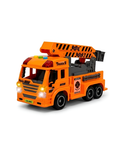 Friction Powered Rescue Crane Truck Toy Orange NX16817.