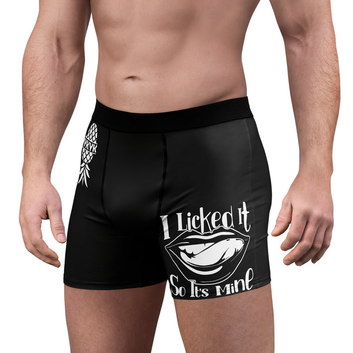 Funny Men's Boxer Briefs - 'I Licked It, So It's Mine'