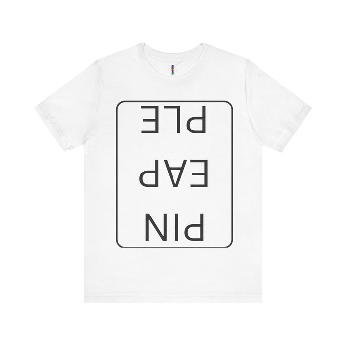 Funny Unisex Jersey Short Sleeve Tee - 'PIN EAP PLE' Design