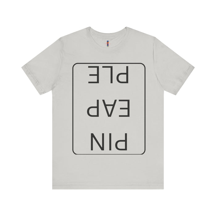 Funny Unisex Jersey Short Sleeve Tee - 'PIN EAP PLE' Design