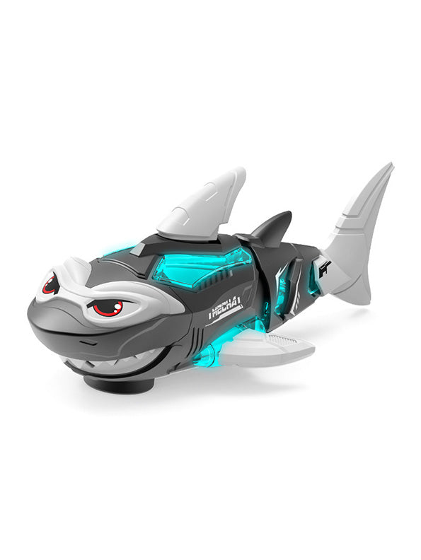 Futuristic Shark Toy For Kids - Music & Lights - Moving Fin & Tail - Toyloft