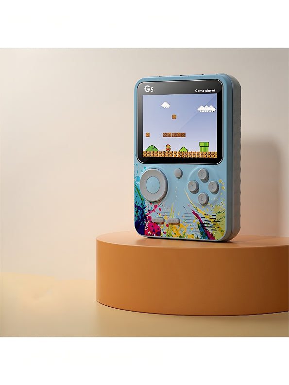 G5 Best Handheld Gaming Console 500 Games - Blue - Toyloft