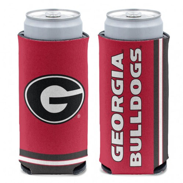 Georgia Bulldogs Can Cooler Slim Can Design-0