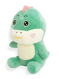 GREEN - DinoHug Plush Toy – 10-inch Ultra-Soft Dinosaur Stuffed Animal | Cute & Cuddly Gift for Kids - ST14149