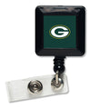 Green Bay Packers Badge Holder Retractable Square-0