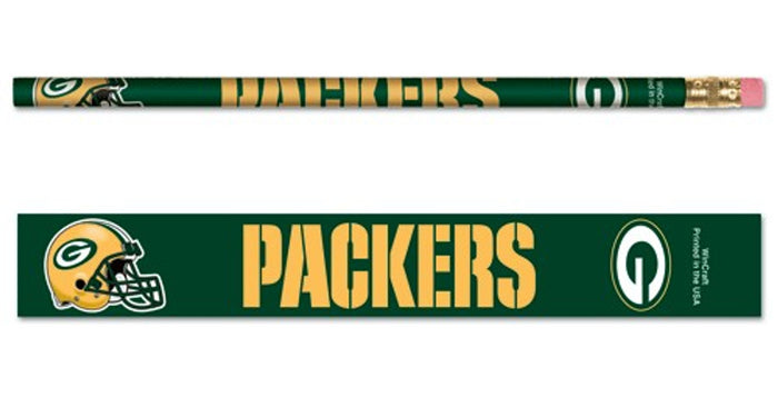 Green Bay Packers Pencil 6 Pack-0